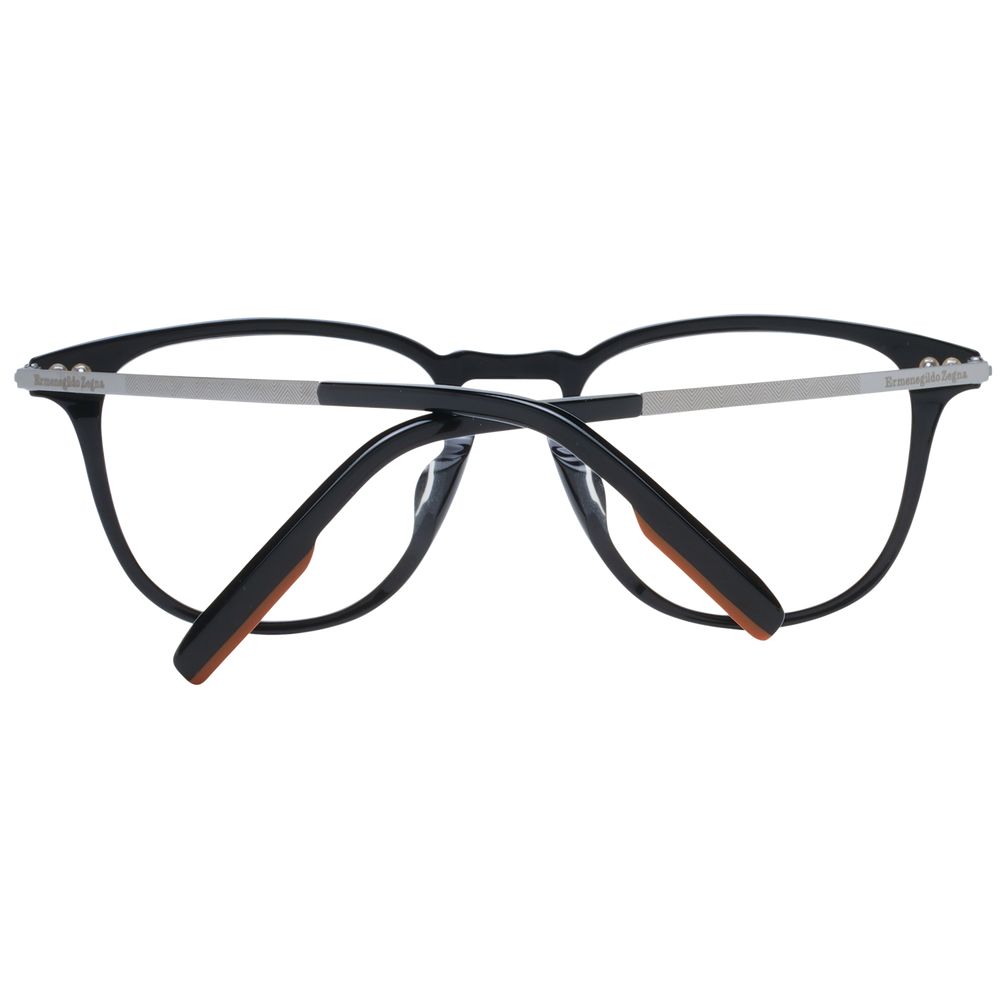 Ermenegildo Zegna Black Plastic Glasses (Frames) - Luxe Nova