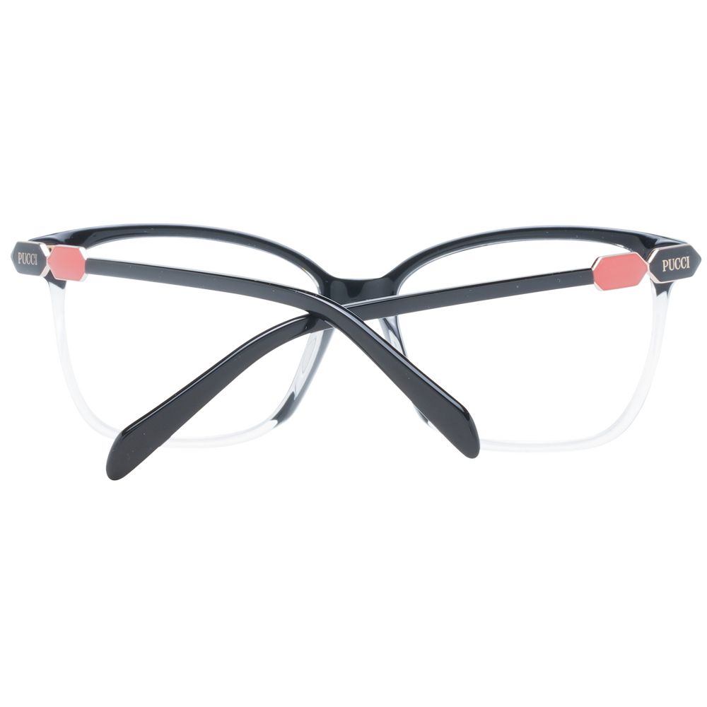 Emilio Pucci Black Plastic Glasses (Frames) - Luxe Nova