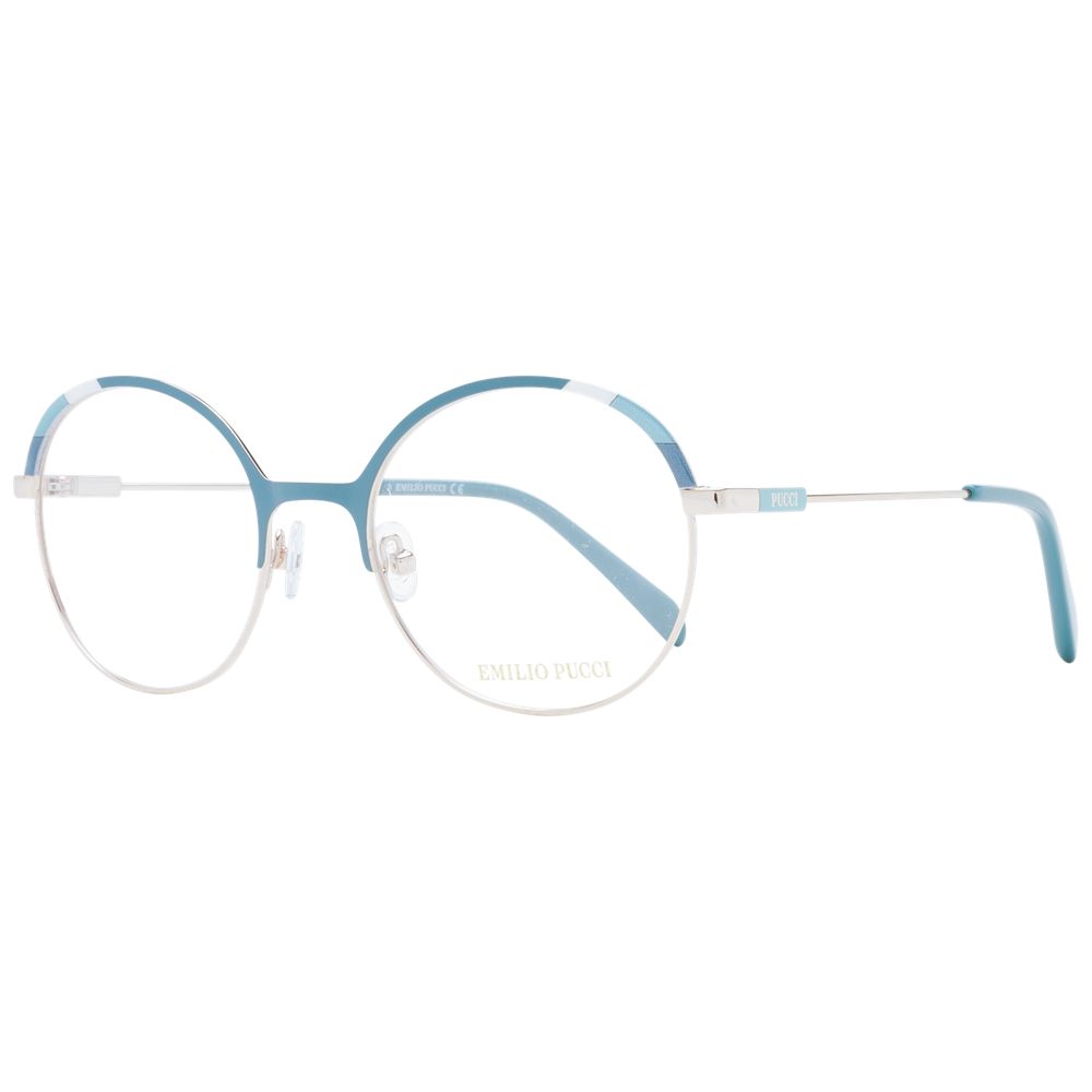 Emilio Pucci Turquoise Metal Glasses (Frames) - Luxe Nova