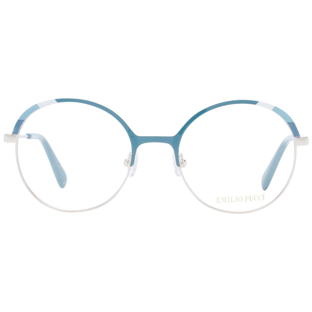 Emilio Pucci Turquoise Metal Glasses (Frames) - Luxe Nova