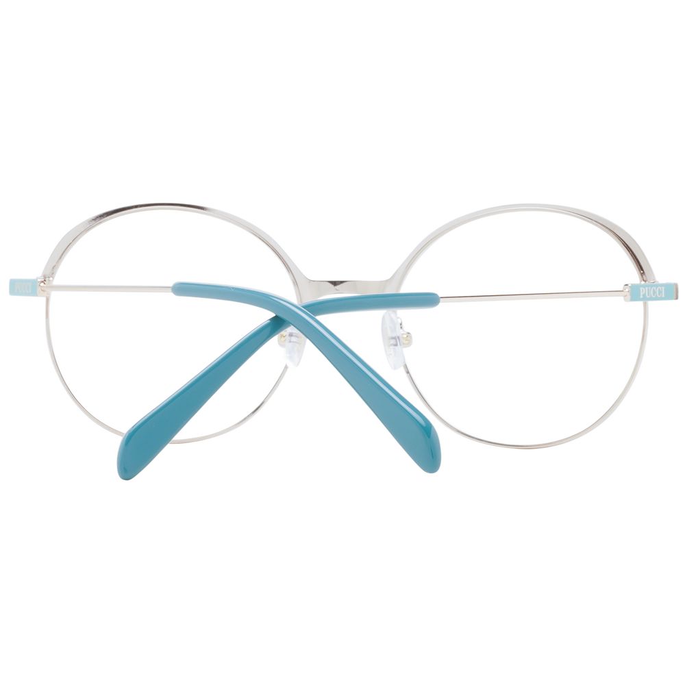 Emilio Pucci Turquoise Metal Glasses (Frames) - Luxe Nova