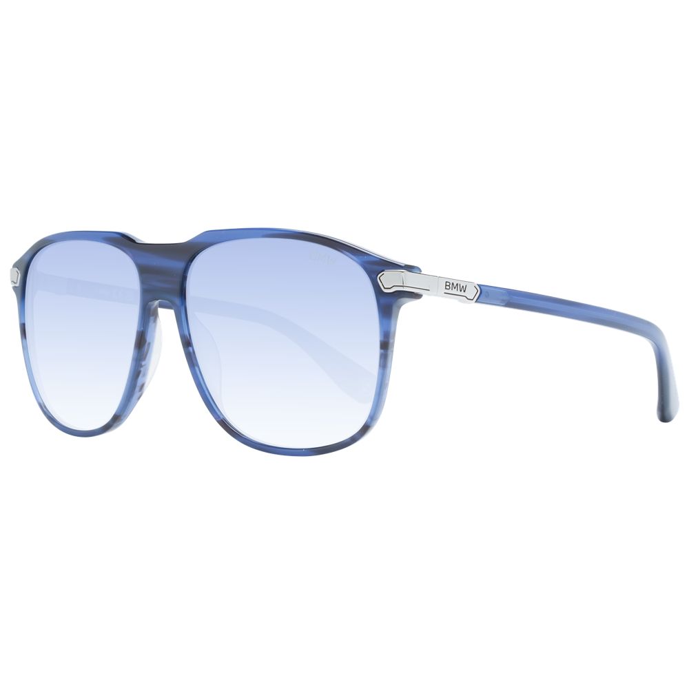 BMW Blue Plastic Sunglasses - Luxe Nova