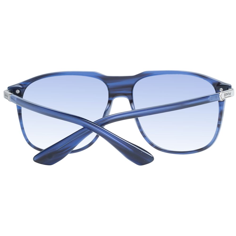 BMW Blue Plastic Sunglasses - Luxe Nova