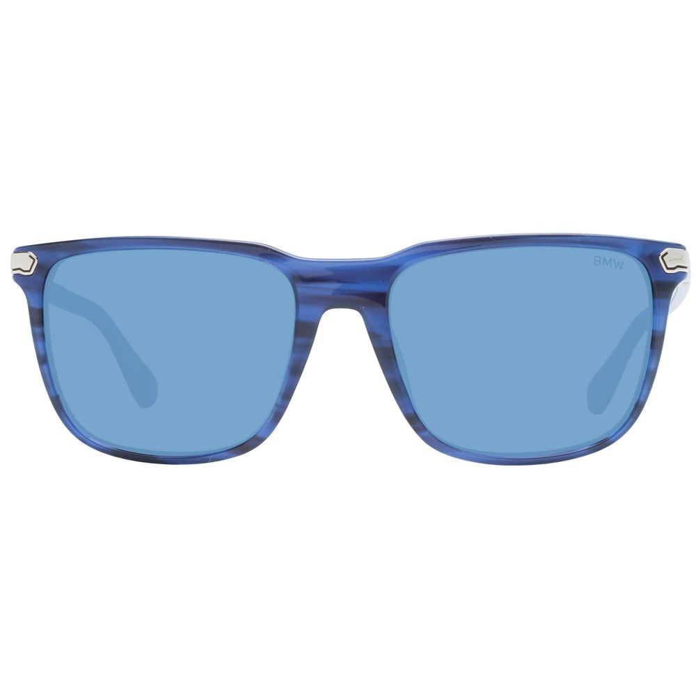 BMW Blue Plastic Sunglasses - Luxe Nova
