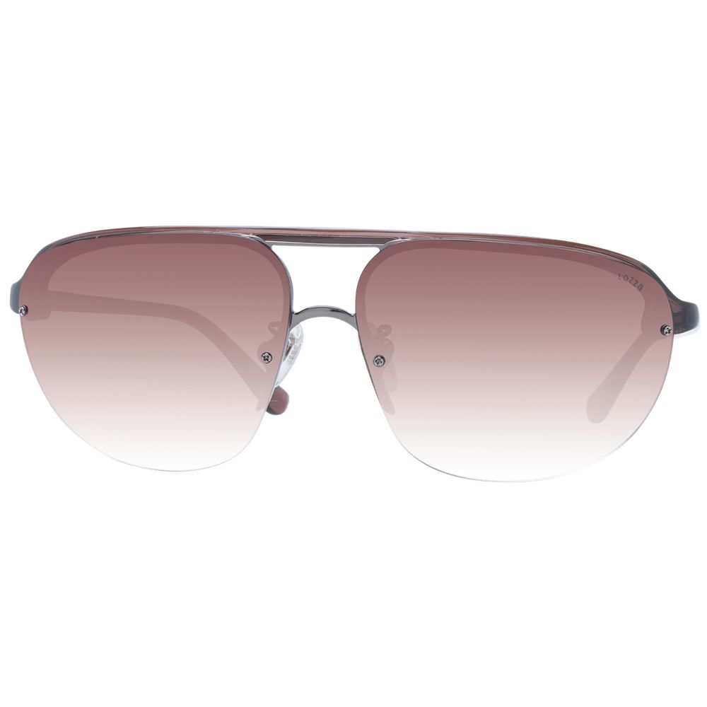 Lozza Brown Acetate & Plastic Sunglasses - Luxe Nova