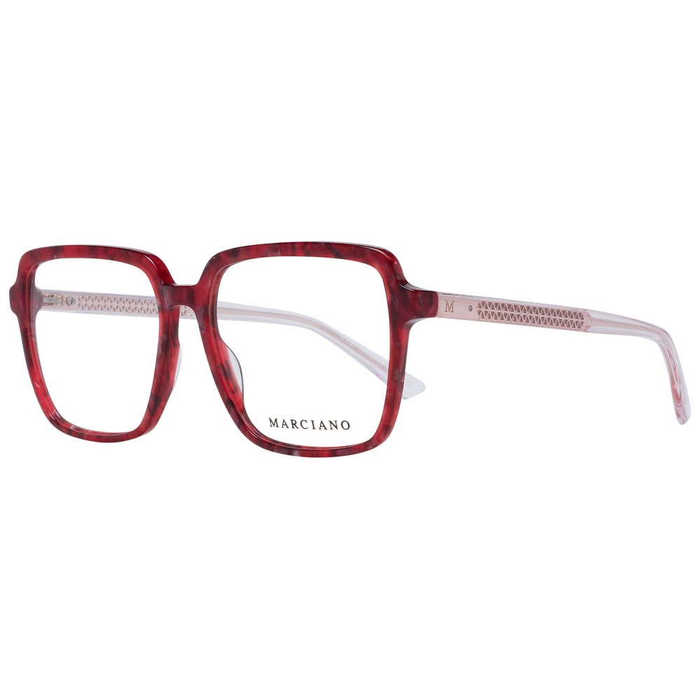 Marciano by Guess Burgundy Plastic Glasses (Frames) - Luxe Nova