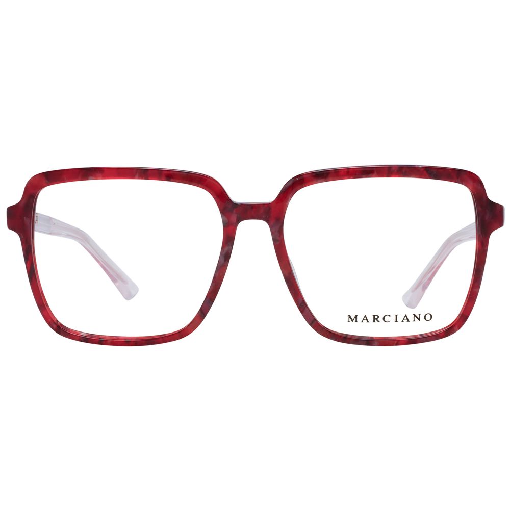 Marciano by Guess Burgundy Plastic Glasses (Frames) - Luxe Nova