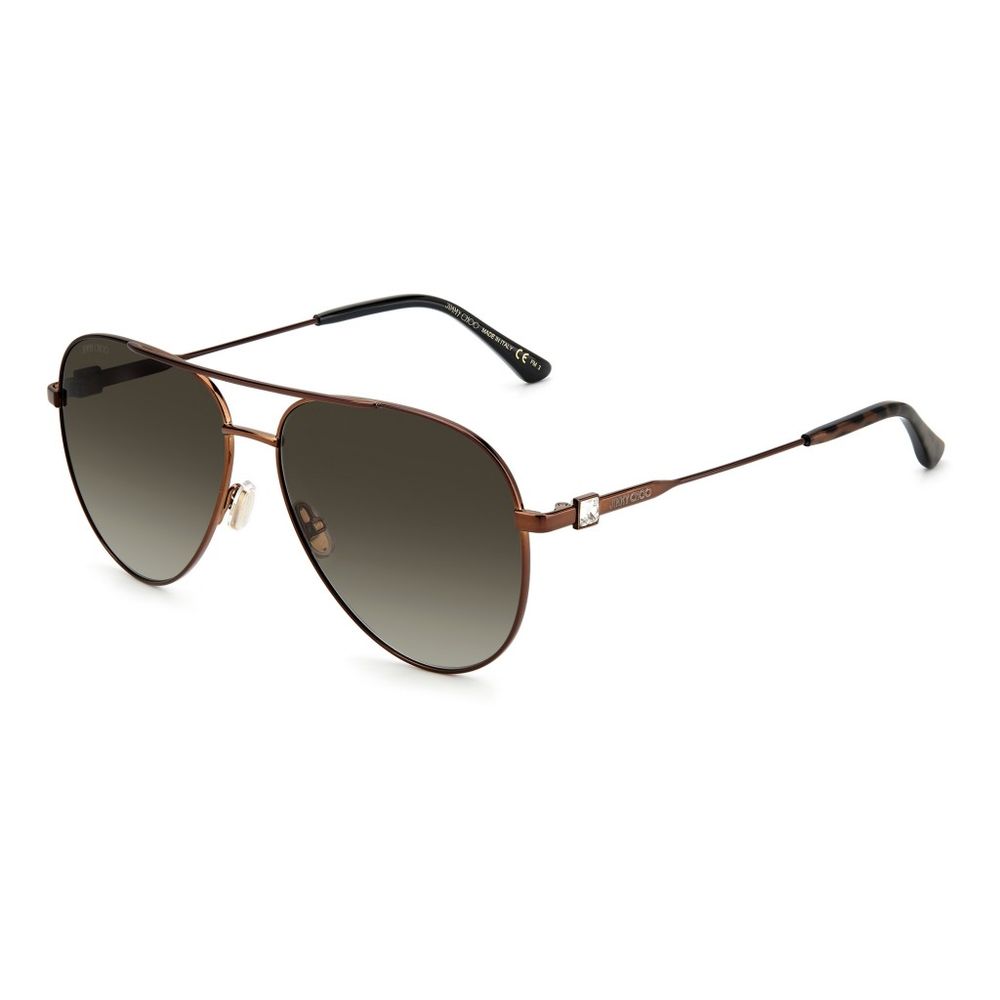 Jimmy Choo Brown Metal Sunglasses - Luxe Nova