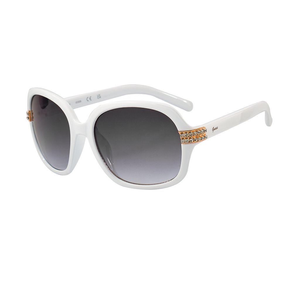 Guess White Resin Sunglasses - Luxe Nova