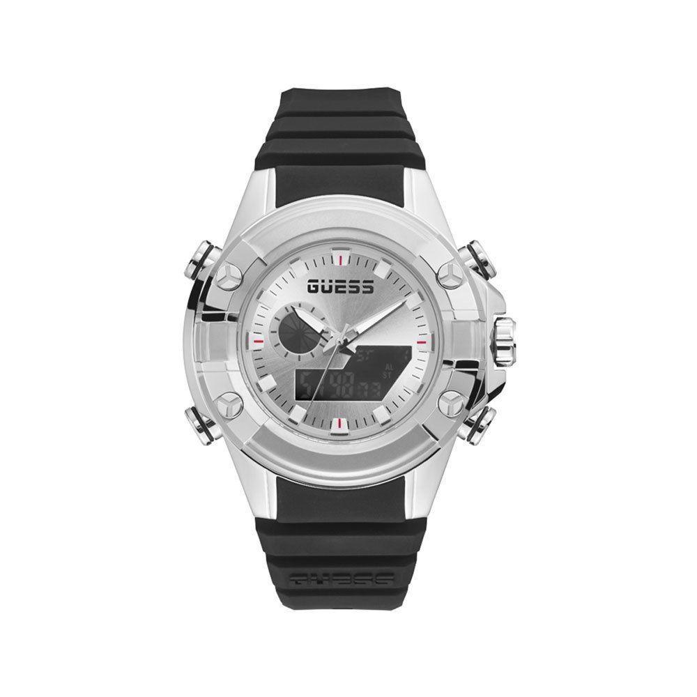 Guess Black Synthetic Sport Watch - Luxe Nova