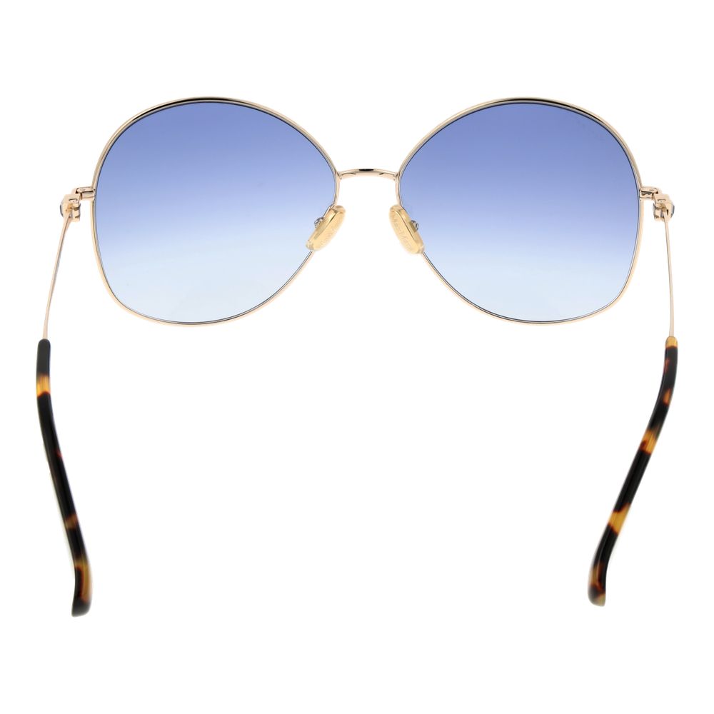 Max Mara Gold Metal Sunglasses - Luxe Nova