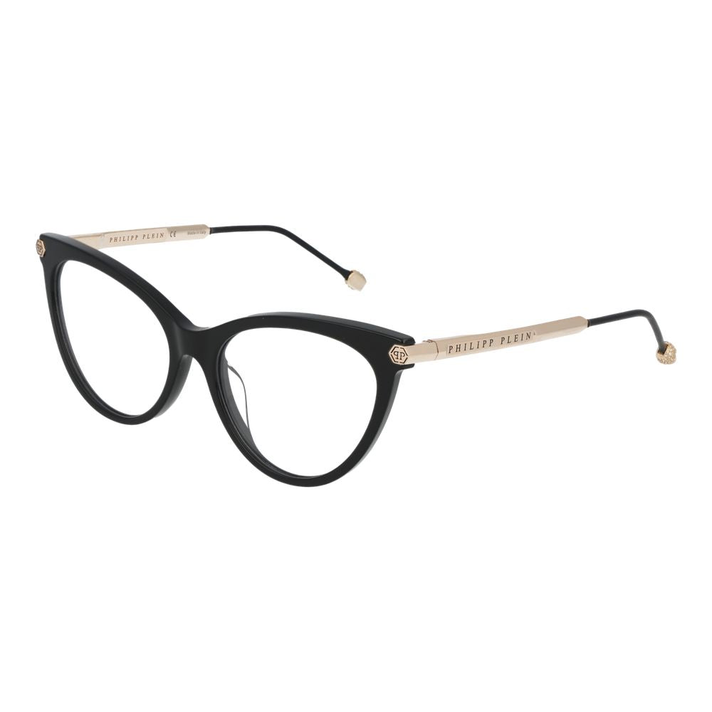 Philipp Plein Black Cellulose Acetate Glasses (Frames) - Luxe Nova