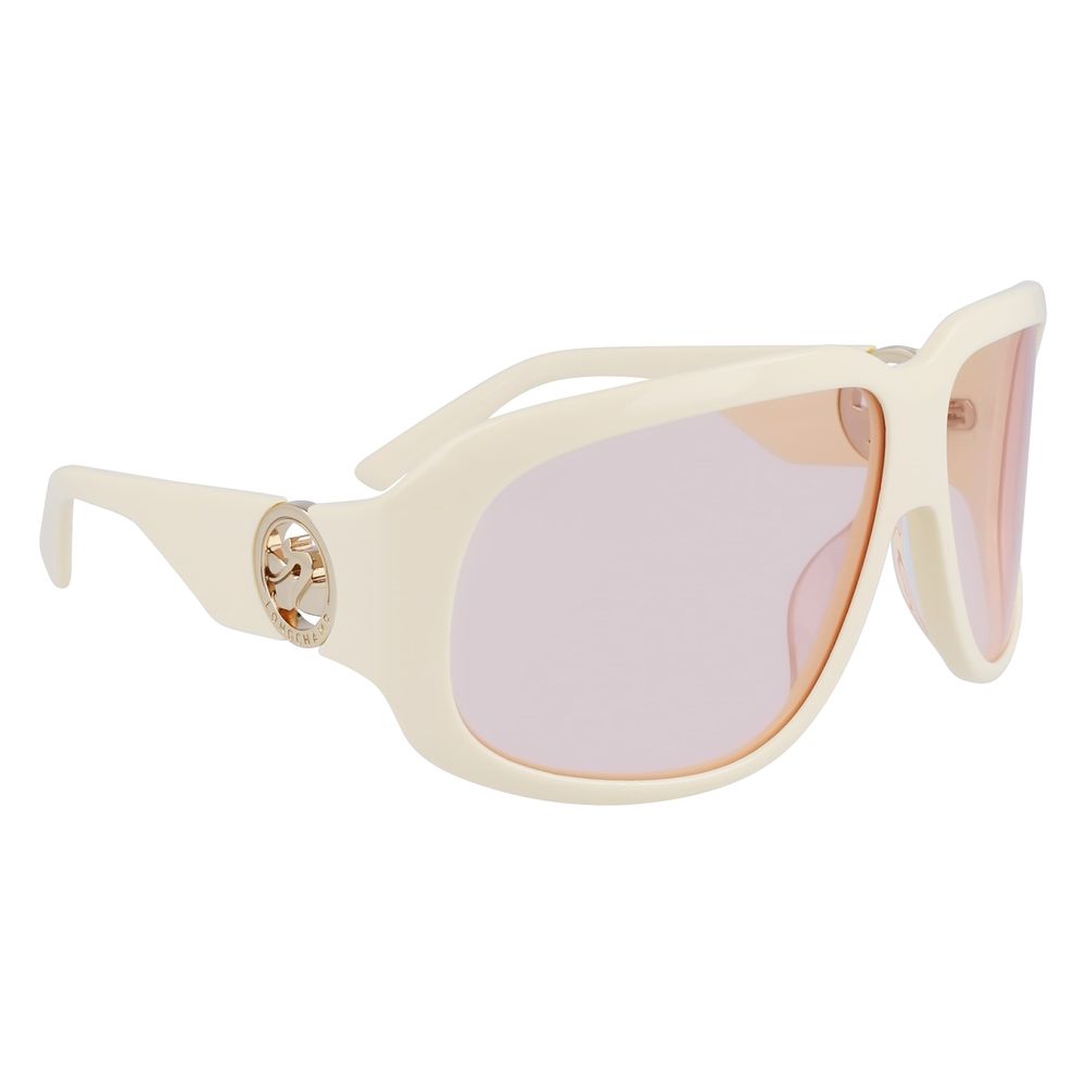 Longchamp White Acetate Sunglasses - Luxe Nova