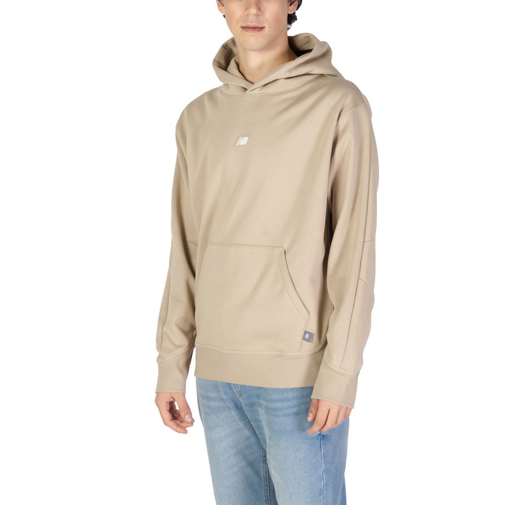 New Balance Beige Recycled Polyester Hoodie - Luxe Nova