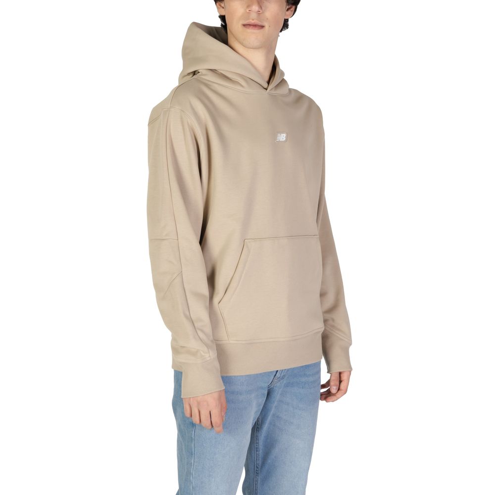 New Balance Beige Recycled Polyester Hoodie - Luxe Nova
