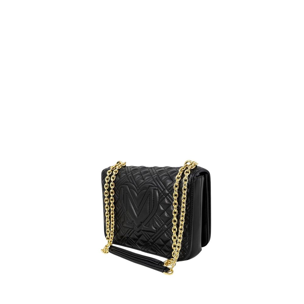 Love Moschino Black Polyethylene Handbag - Luxe Nova