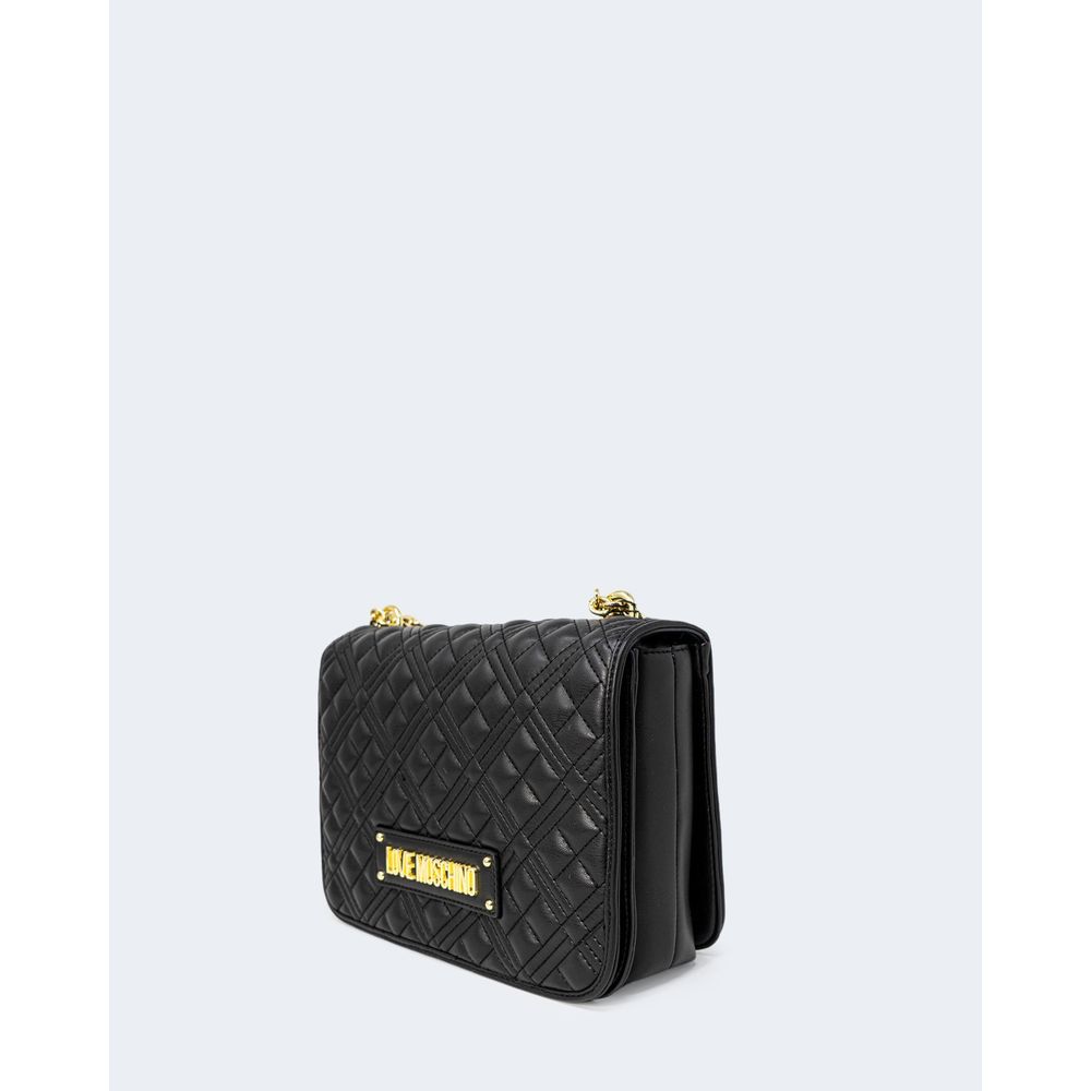 Love Moschino Black Polyethylene Handbag - Luxe Nova
