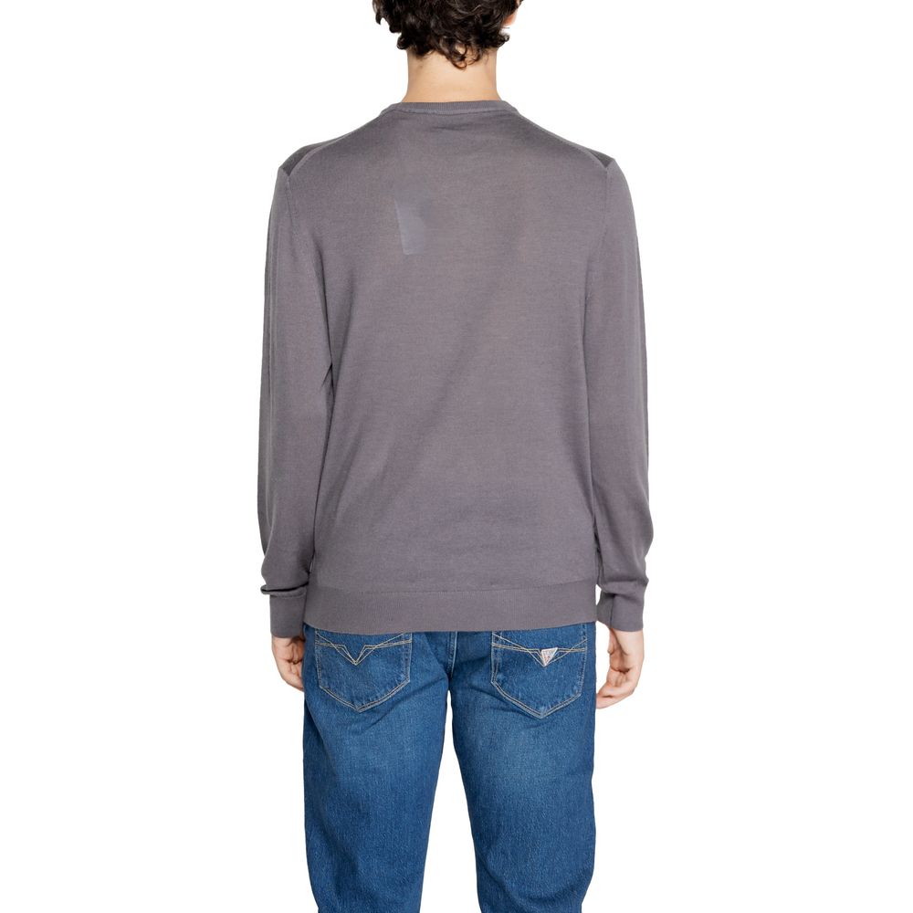 Armani Exchange Gray Wool Sweatshirt - Luxe Nova