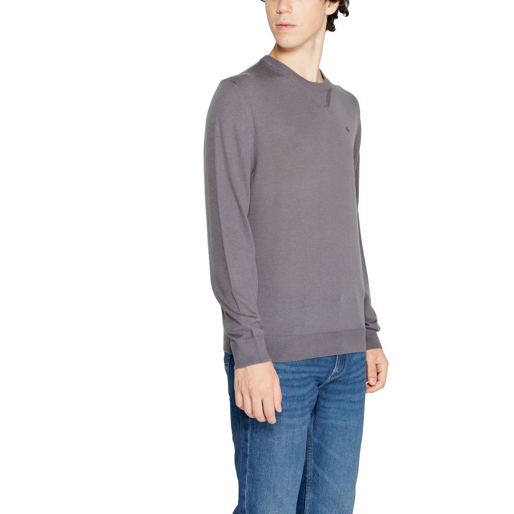 Armani Exchange Gray Wool Sweatshirt - Luxe Nova