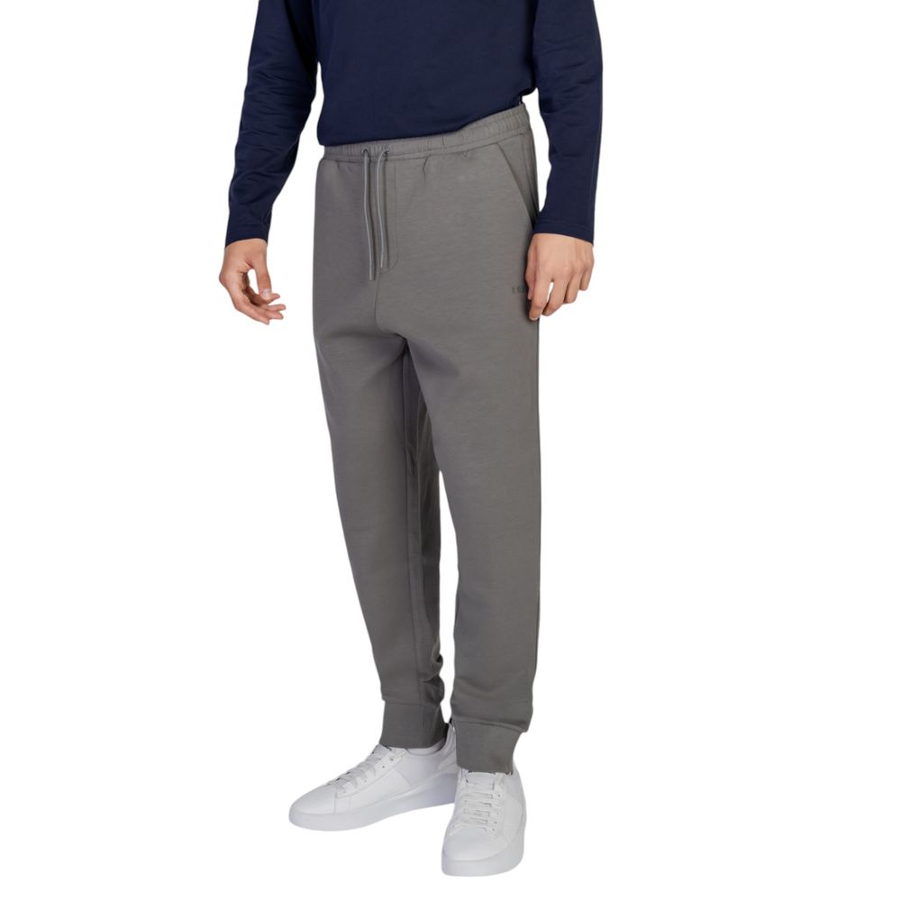 Hugo Boss Gray Cotton Joggers (Workout Pants) - Luxe Nova