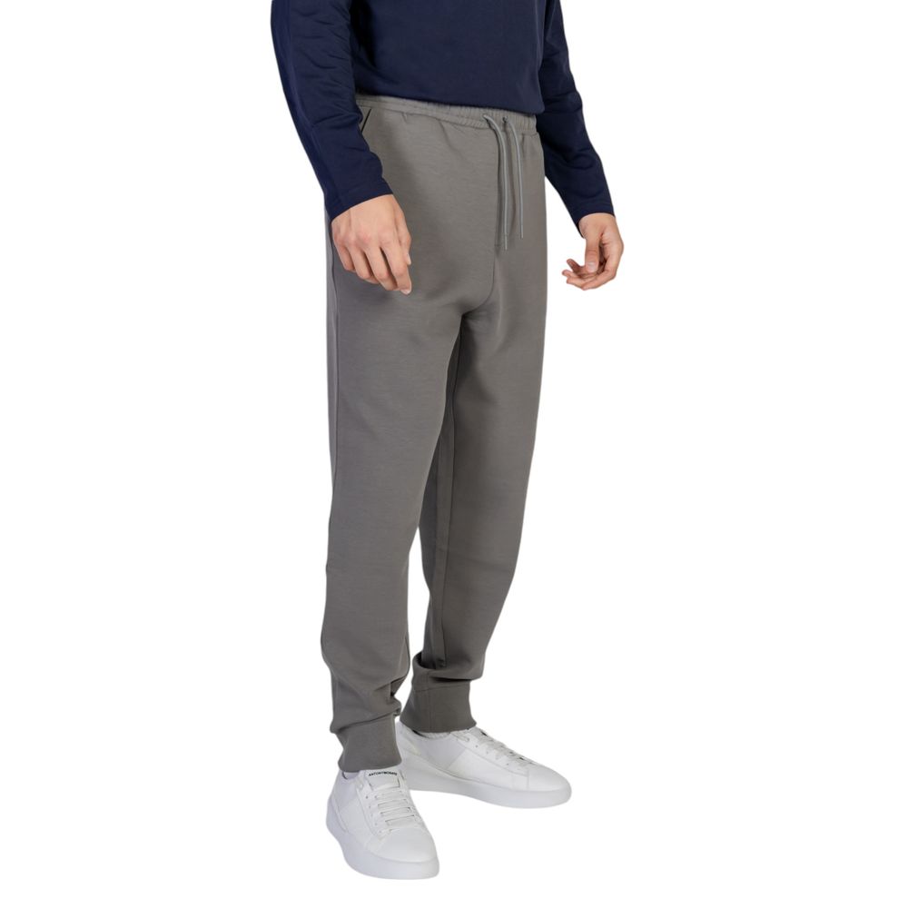 Hugo Boss Gray Cotton Joggers (Workout Pants) - Luxe Nova