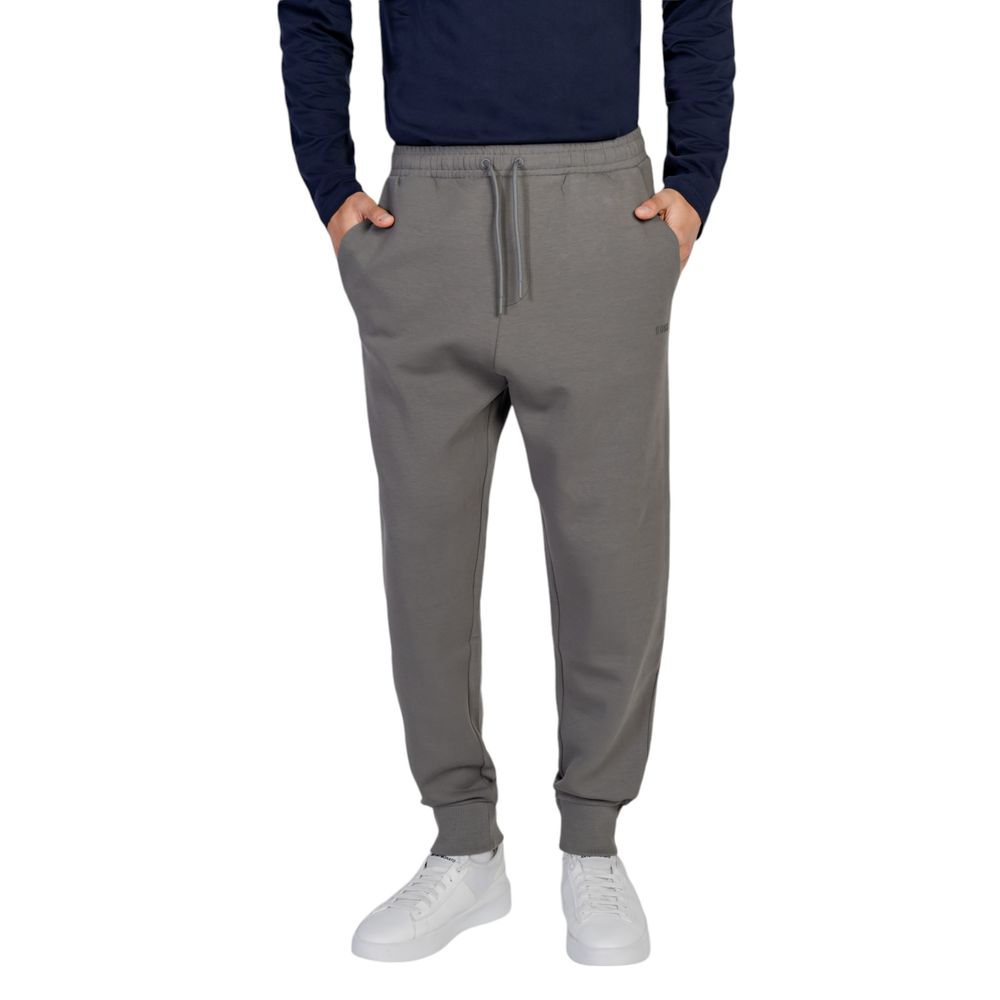 Hugo Boss Gray Cotton Joggers (Workout Pants) - Luxe Nova