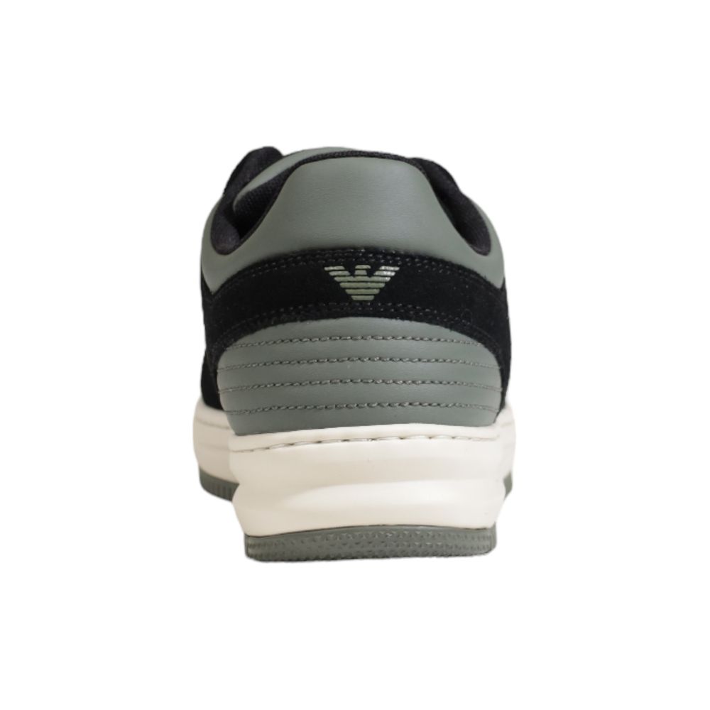 EA7 Emporio Armani Green Polyester Athletic Sneakers - Luxe Nova