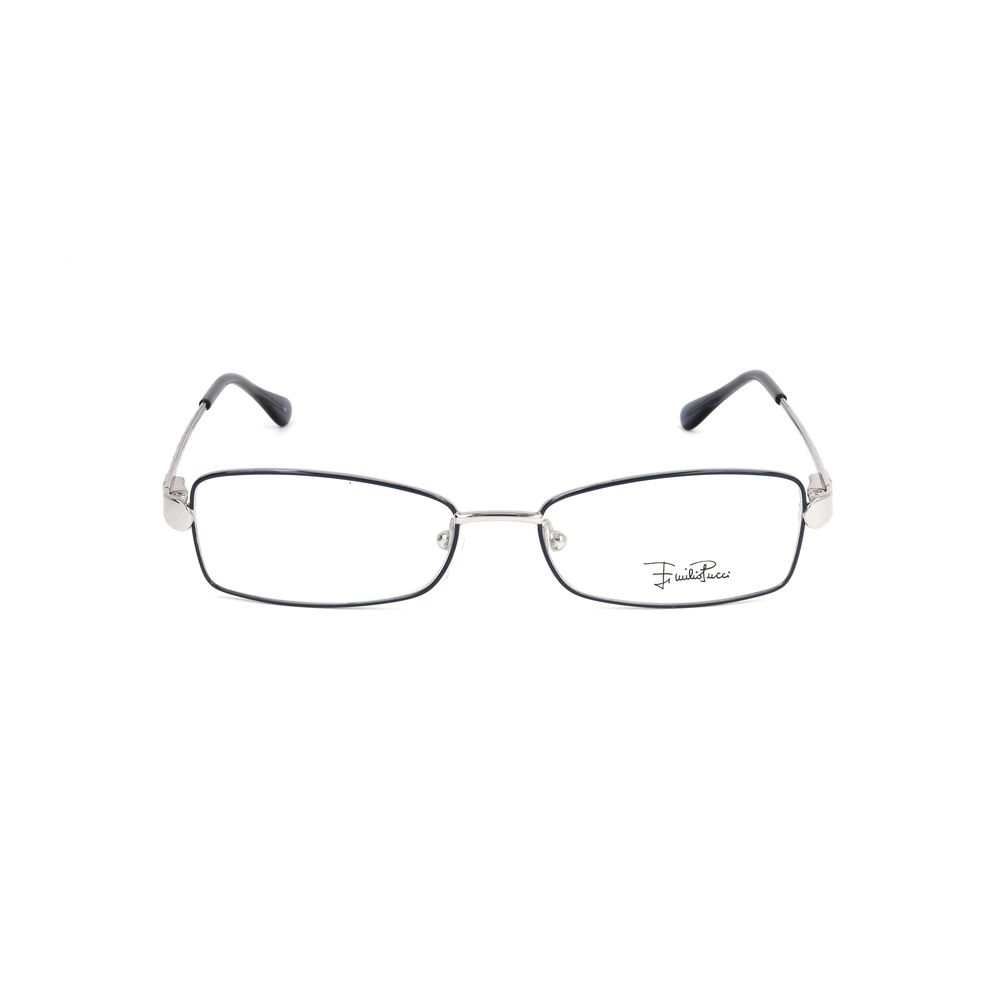 Emilio Pucci Silver Metal Glasses (Frames) - Luxe Nova