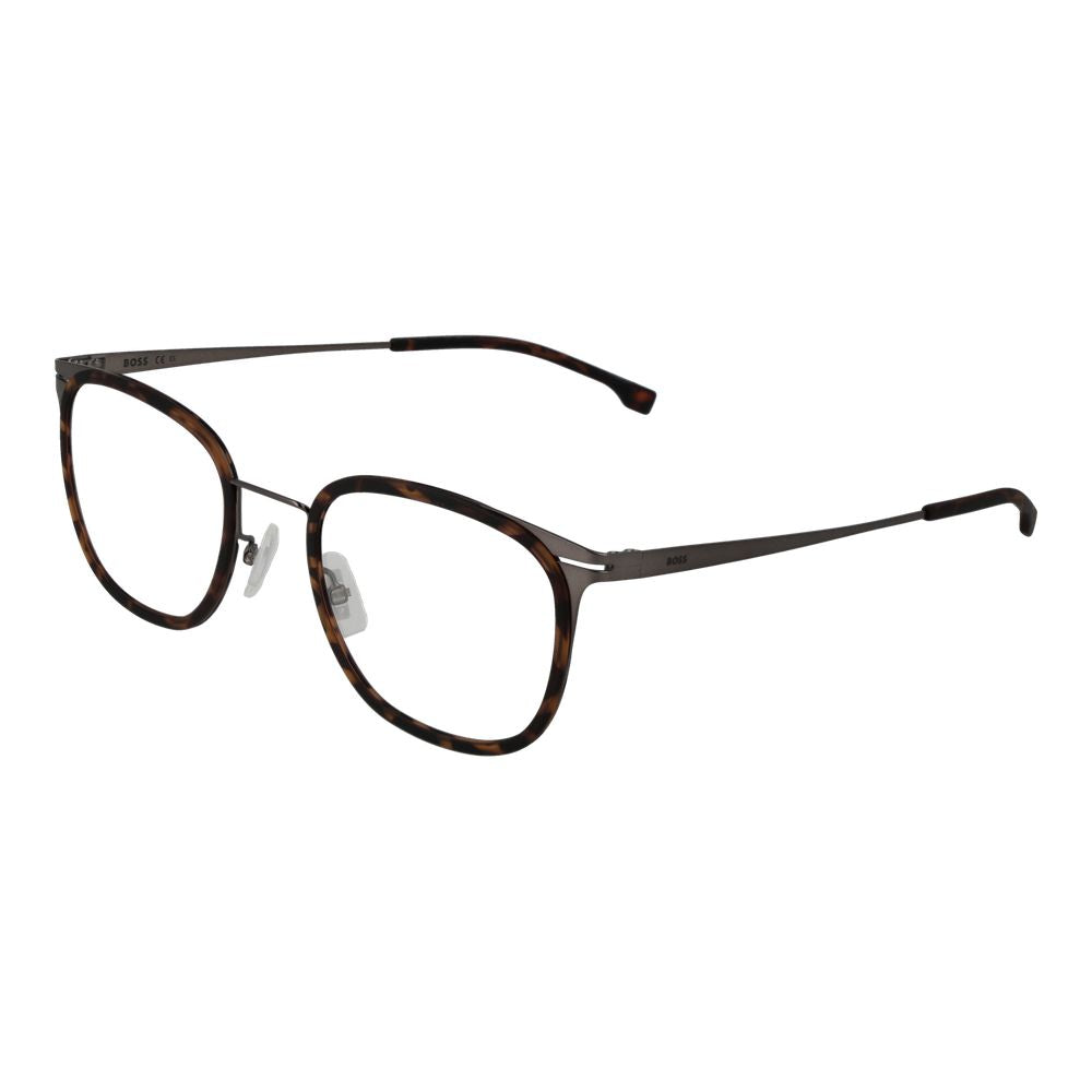 Hugo Boss Brown Stainless Steel Glasses (Frames) - Luxe Nova