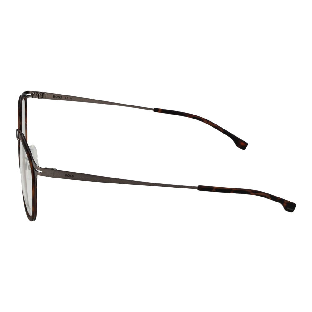 Hugo Boss Brown Stainless Steel Glasses (Frames) - Luxe Nova