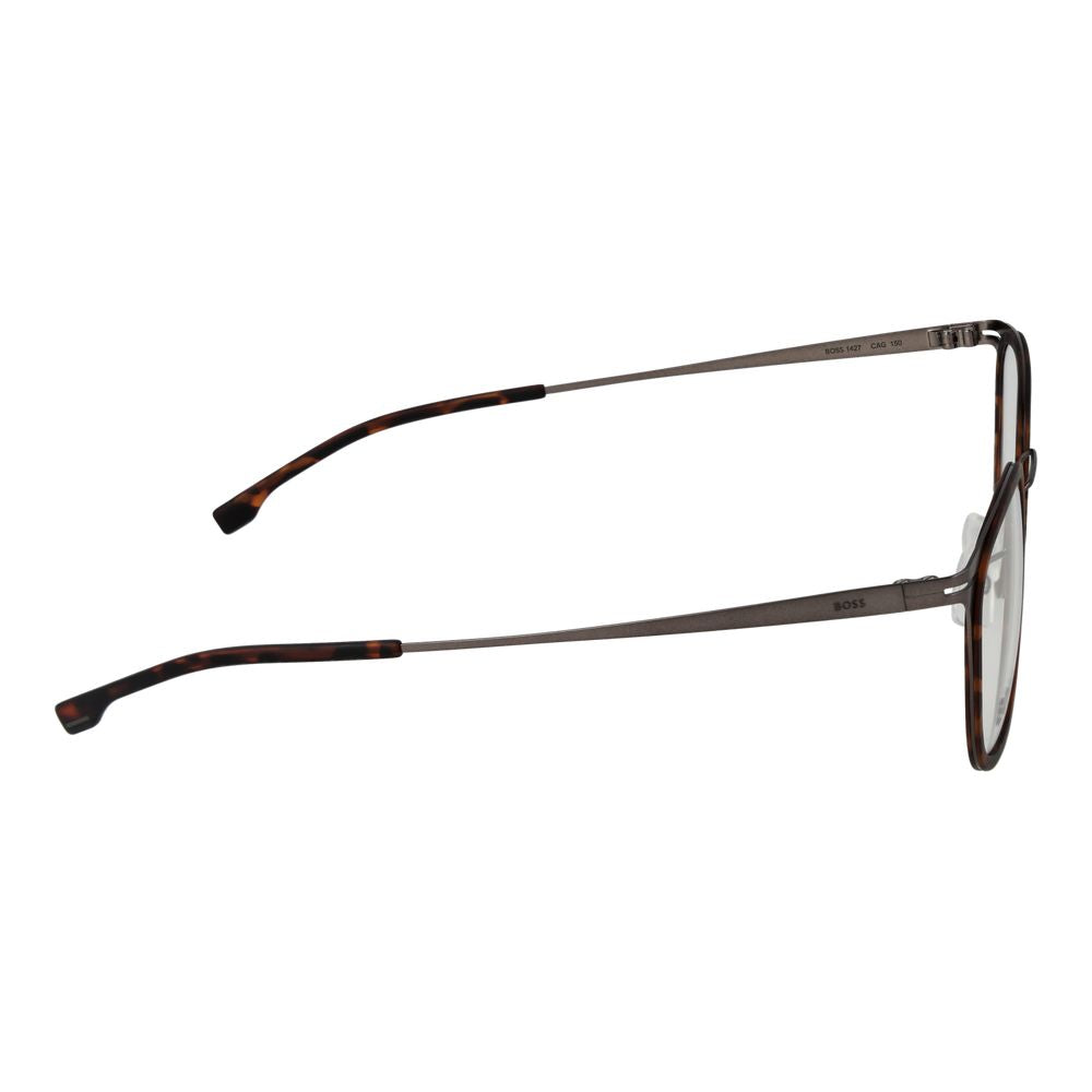 Hugo Boss Brown Stainless Steel Glasses (Frames) - Luxe Nova