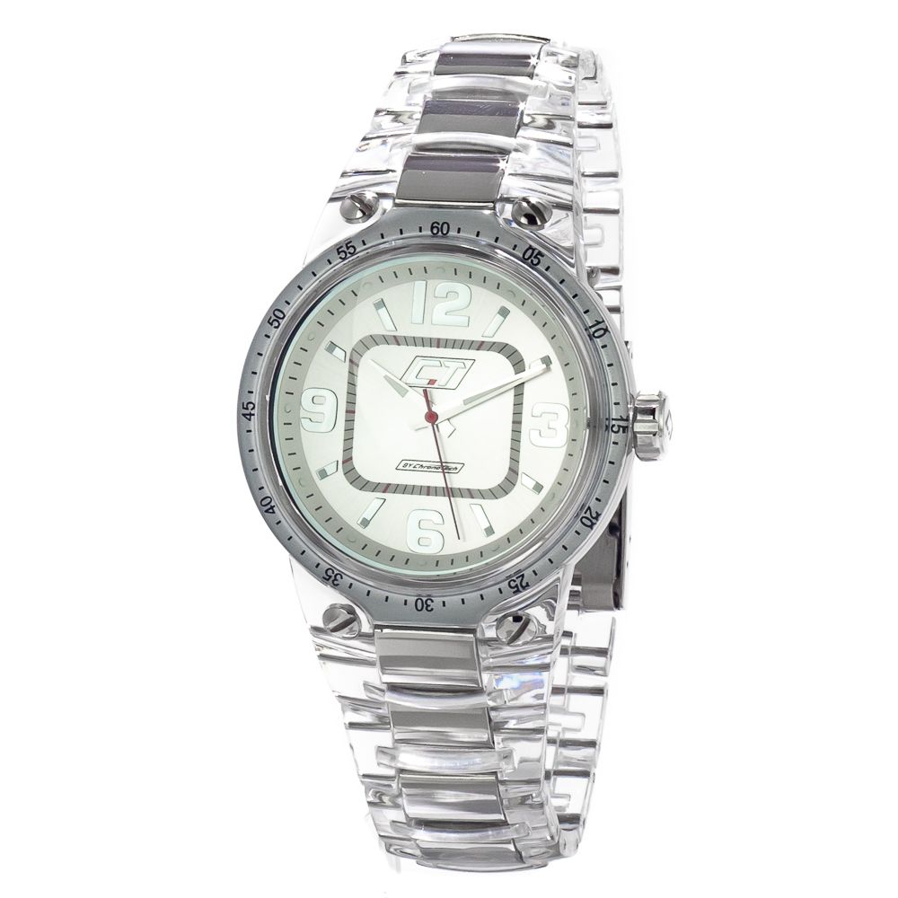Chronotech Transparent Polycarbonate Dress Watch - Luxe Nova