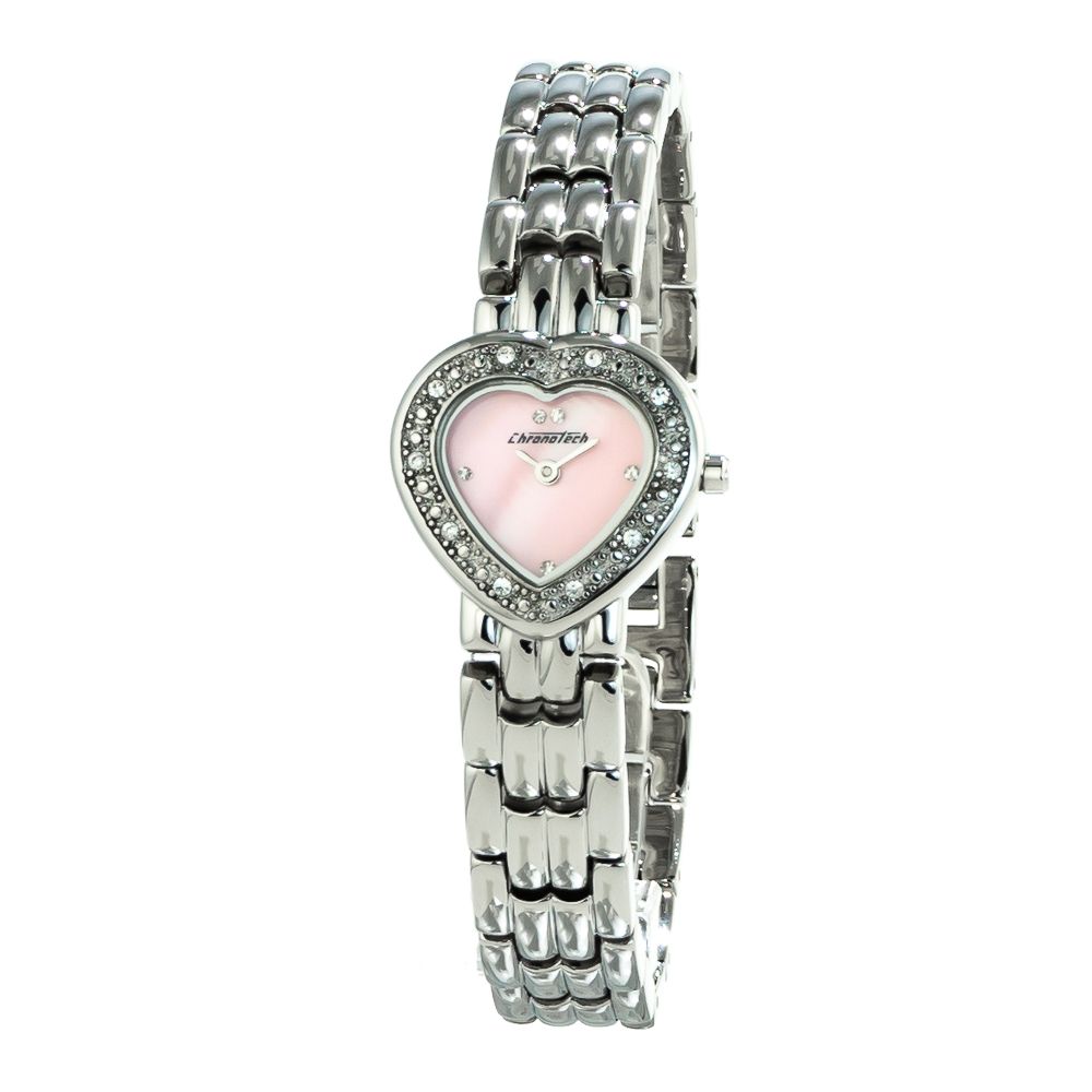 Chronotech Silver Stainless Steel Dress Watch - Luxe Nova
