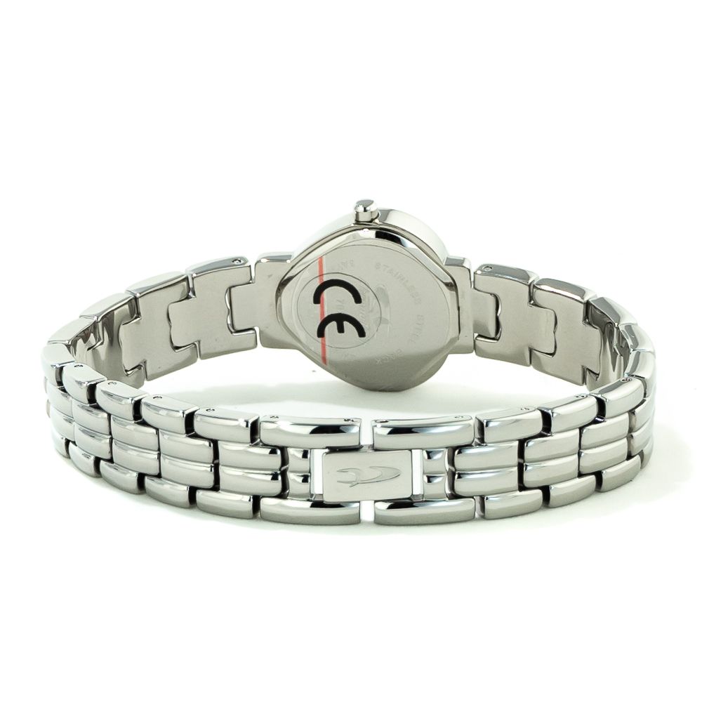 Chronotech Silver Stainless Steel Dress Watch - Luxe Nova