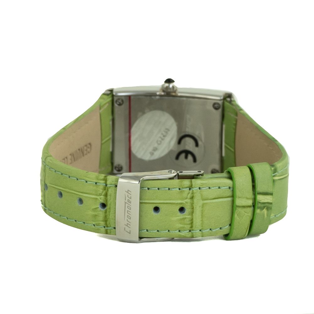Chronotech Bicolor Leather Dress Watch