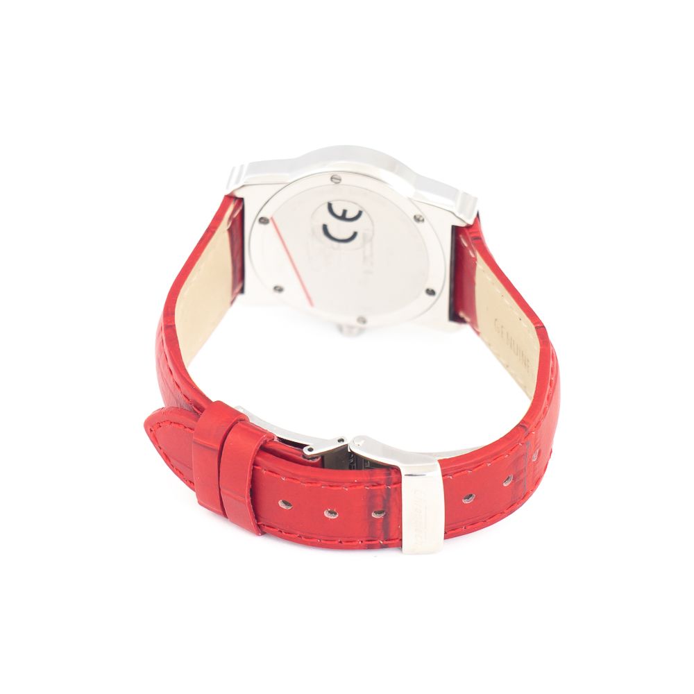 Chronotech Multicolor Leather Dress Watch