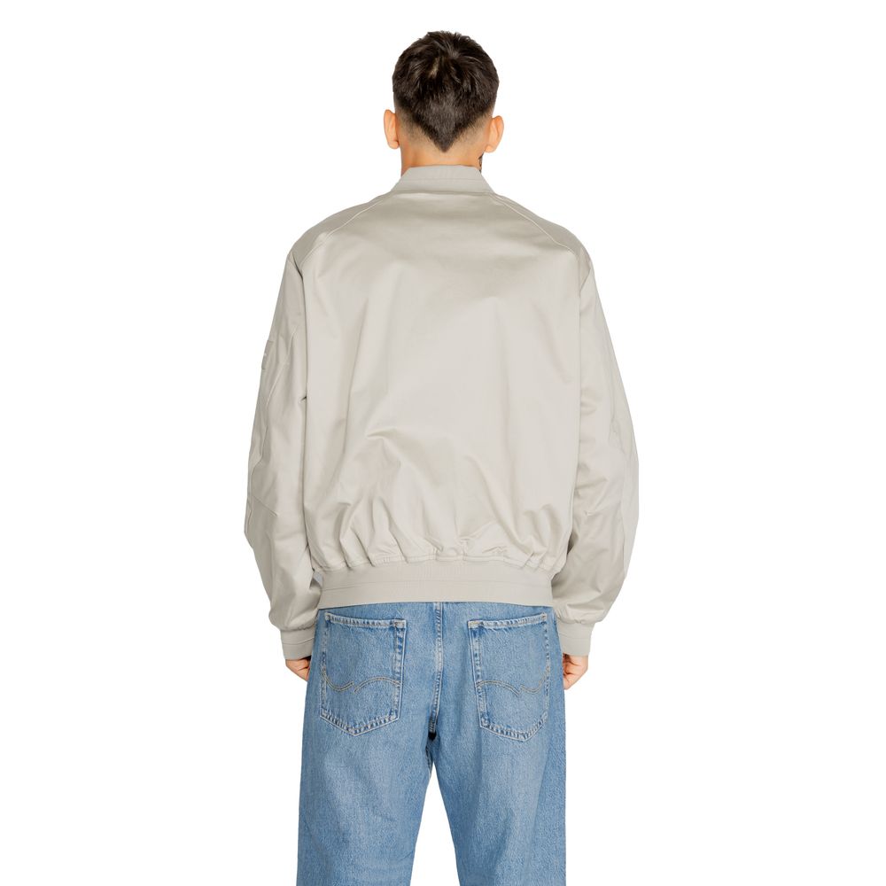 Calvin Klein Gray Organic Cotton Bomber - Luxe Nova