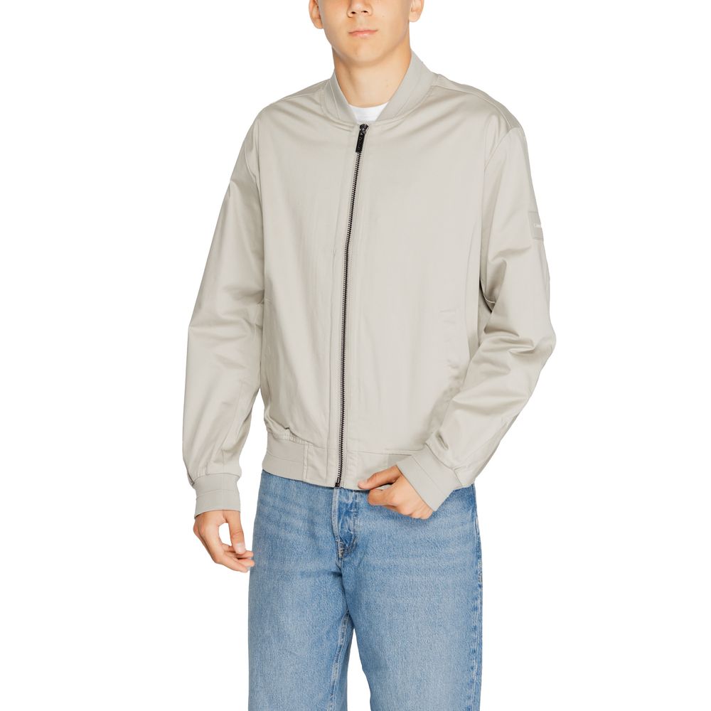 Calvin Klein Gray Organic Cotton Bomber - Luxe Nova