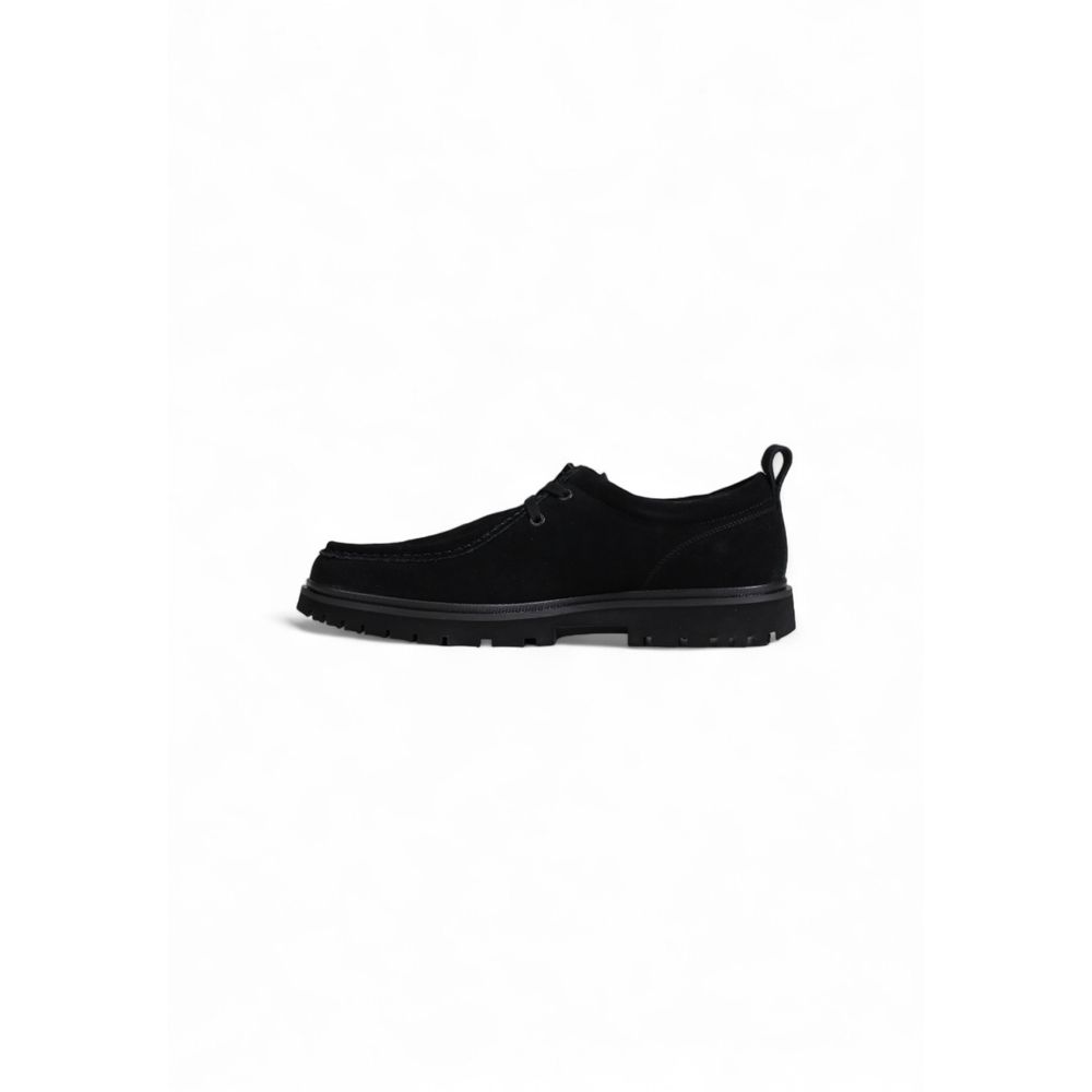 Calvin Klein Jeans Black Suede Leather Oxfords And Derbies - Luxe Nova