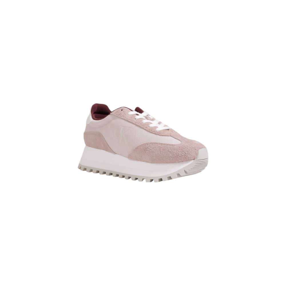 Calvin Klein Jeans Purple Leather Low Top Sneakers - Luxe Nova