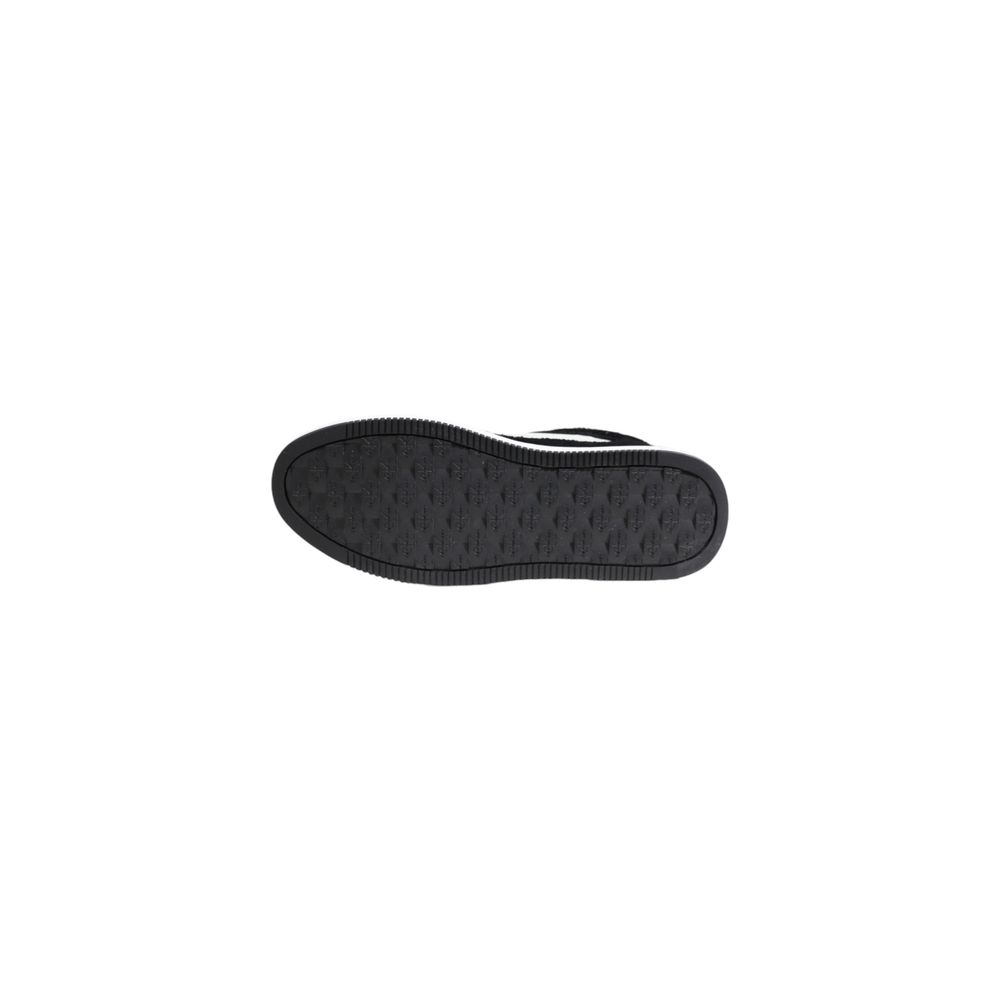 Calvin Klein Jeans Black Leather Platform Sneakers - Luxe Nova