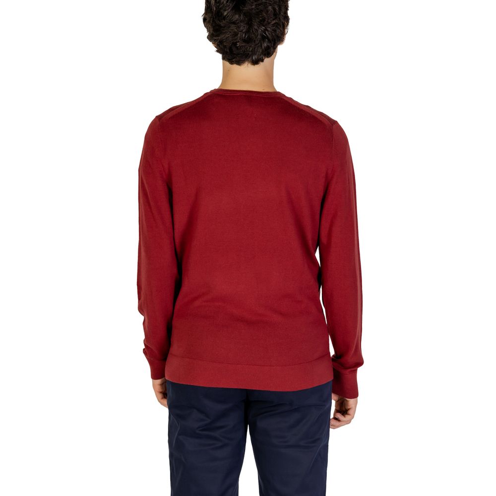 Calvin Klein Bordeaux Recycled Wool Sweatshirt - Luxe Nova