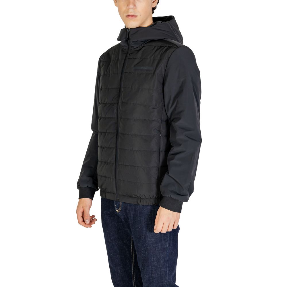 Calvin Klein Black Recycled Polyester Shell Jacket - Luxe Nova