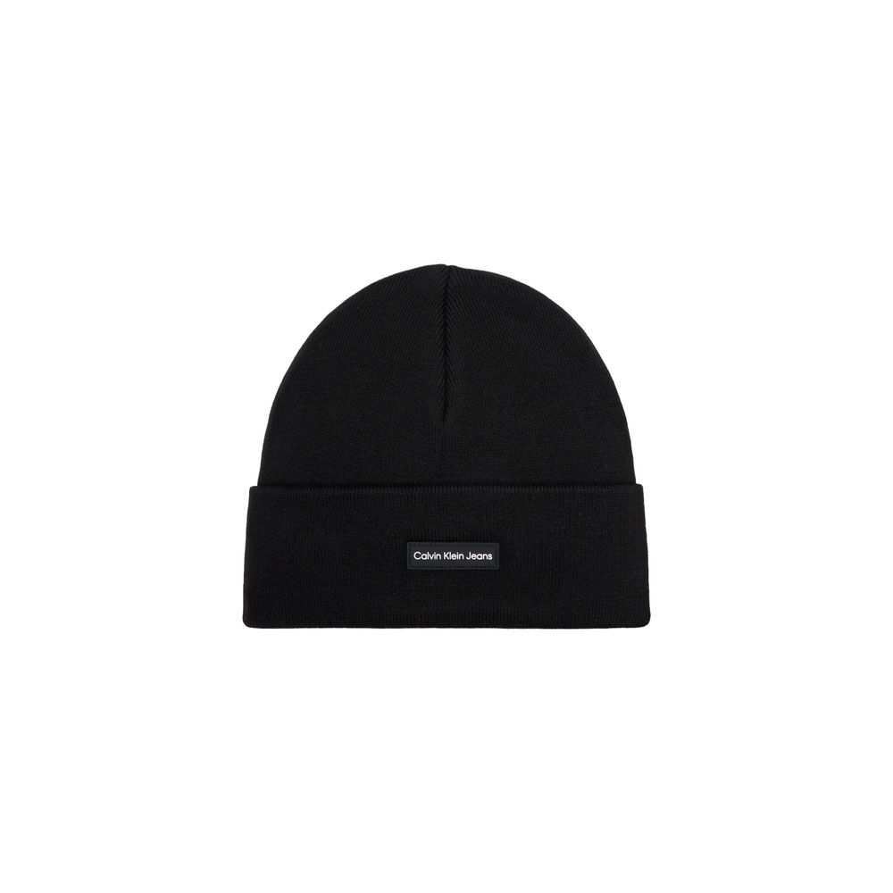 Calvin Klein Jeans Black Recycled Polyester Cap (Baseball Hat) - Luxe Nova