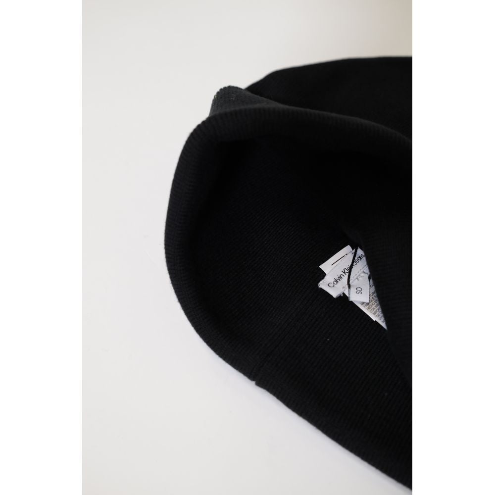 Calvin Klein Jeans Black Recycled Polyester Cap (Baseball Hat) - Luxe Nova