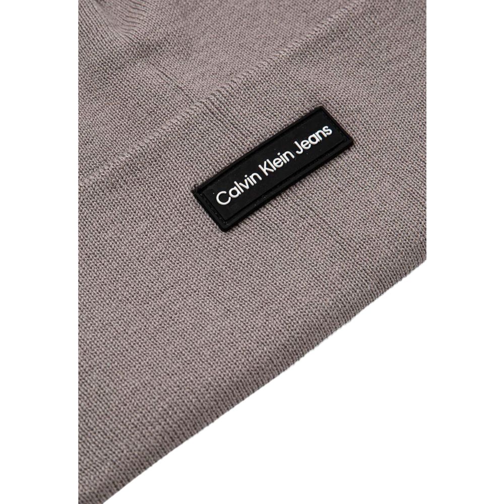 Calvin Klein Jeans Gray Recycled Polyester Cap (Baseball Hat) - Luxe Nova