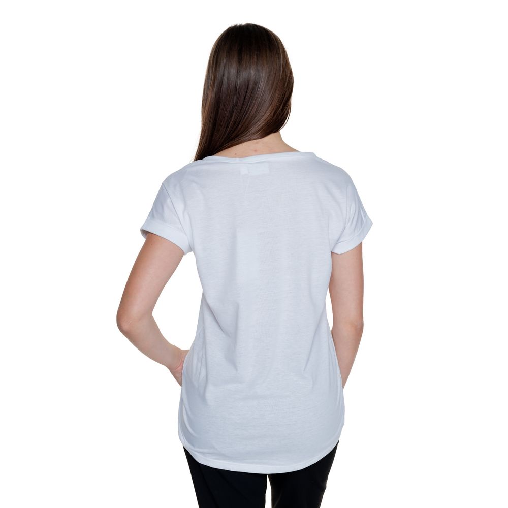 Vila Clothes White Cotton T-Shirt - Luxe Nova