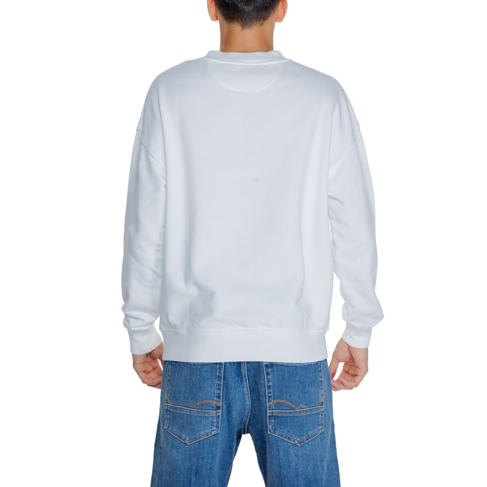 Replay White Cotton Sweatshirt - Luxe Nova