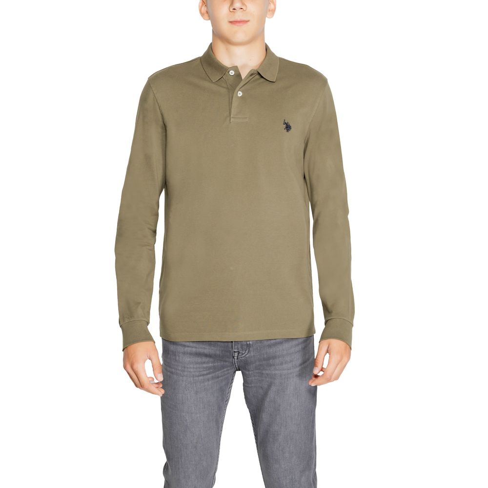 U.S. POLO ASSN. Green Cotton Long Sleeve T-Shirt - Luxe Nova