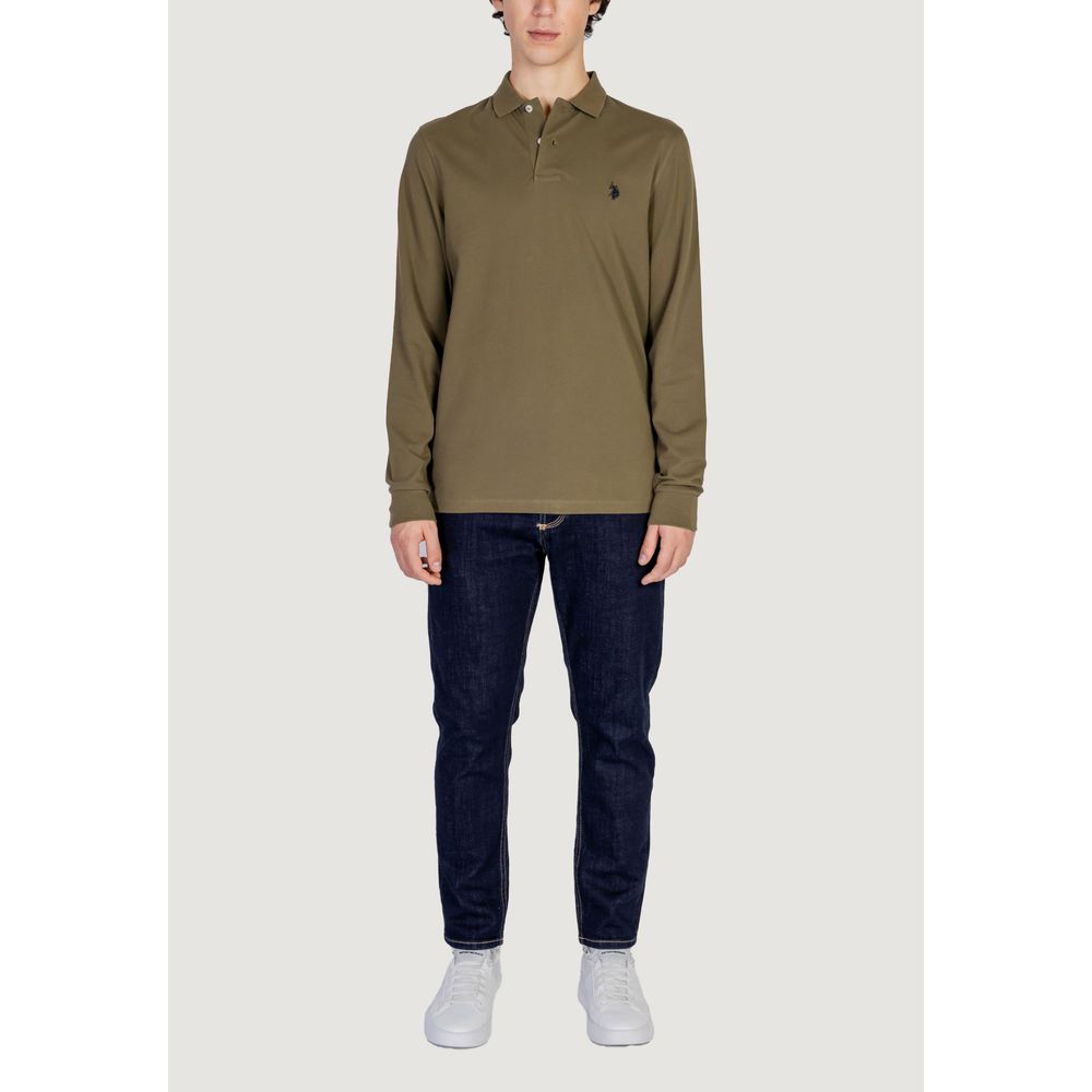 U.S. POLO ASSN. Green Cotton Long Sleeve T-Shirt - Luxe Nova